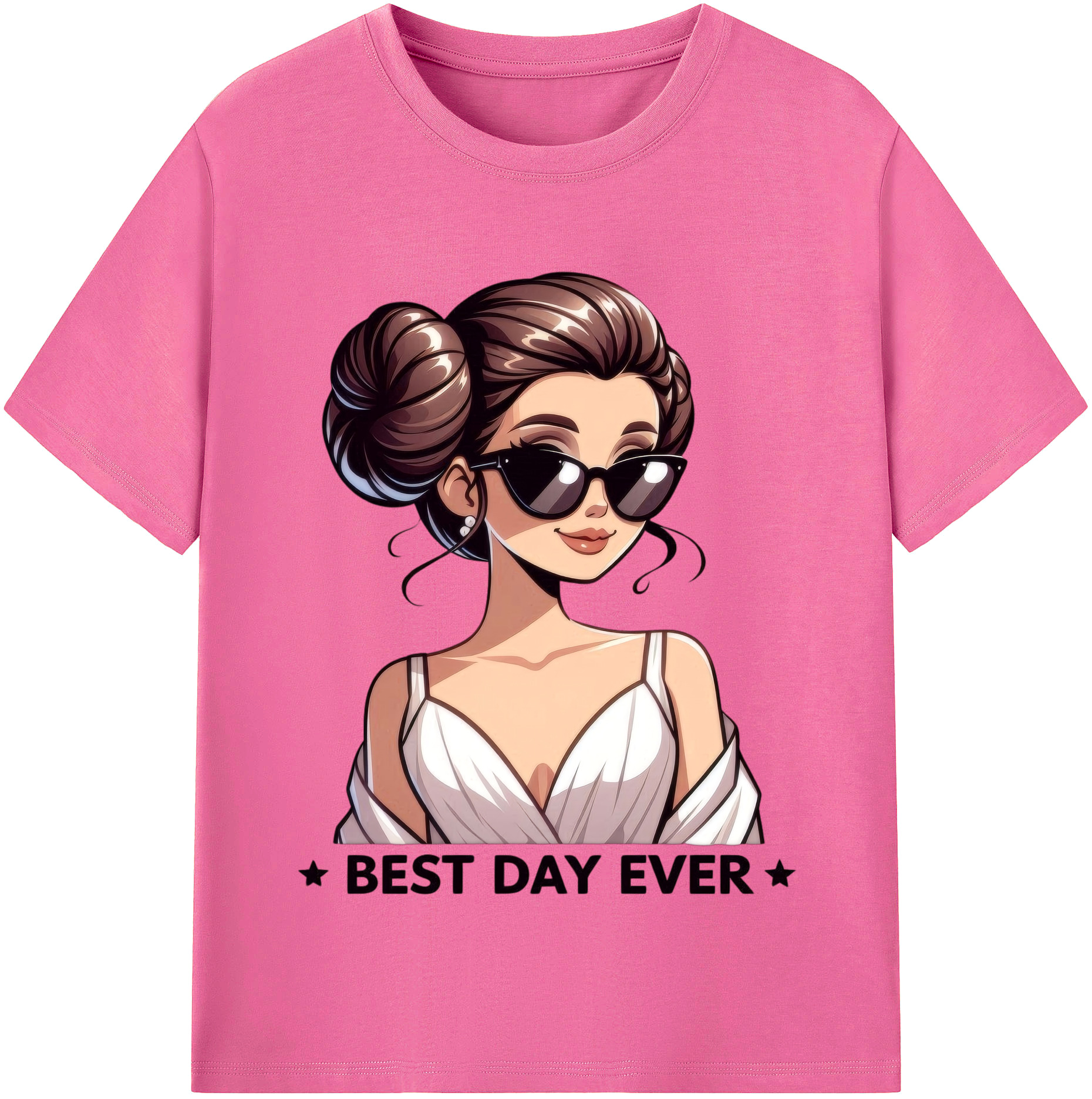 （画像用） スター・ウォーズ Star Wars レディースカジュアルプリントTシャツ（綿100％）